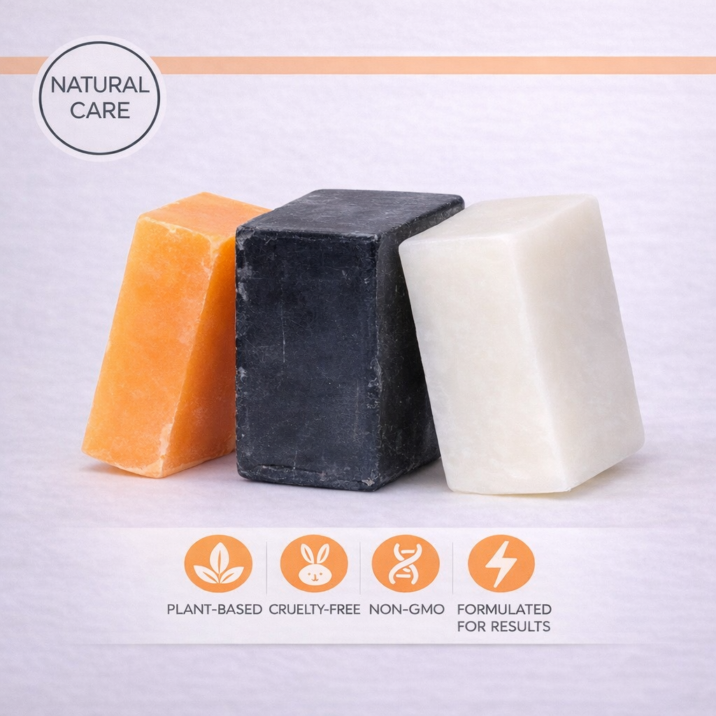 Deep Cleansing Soap Kit – Bamboo Charcoal, Ginger & Goat Milk