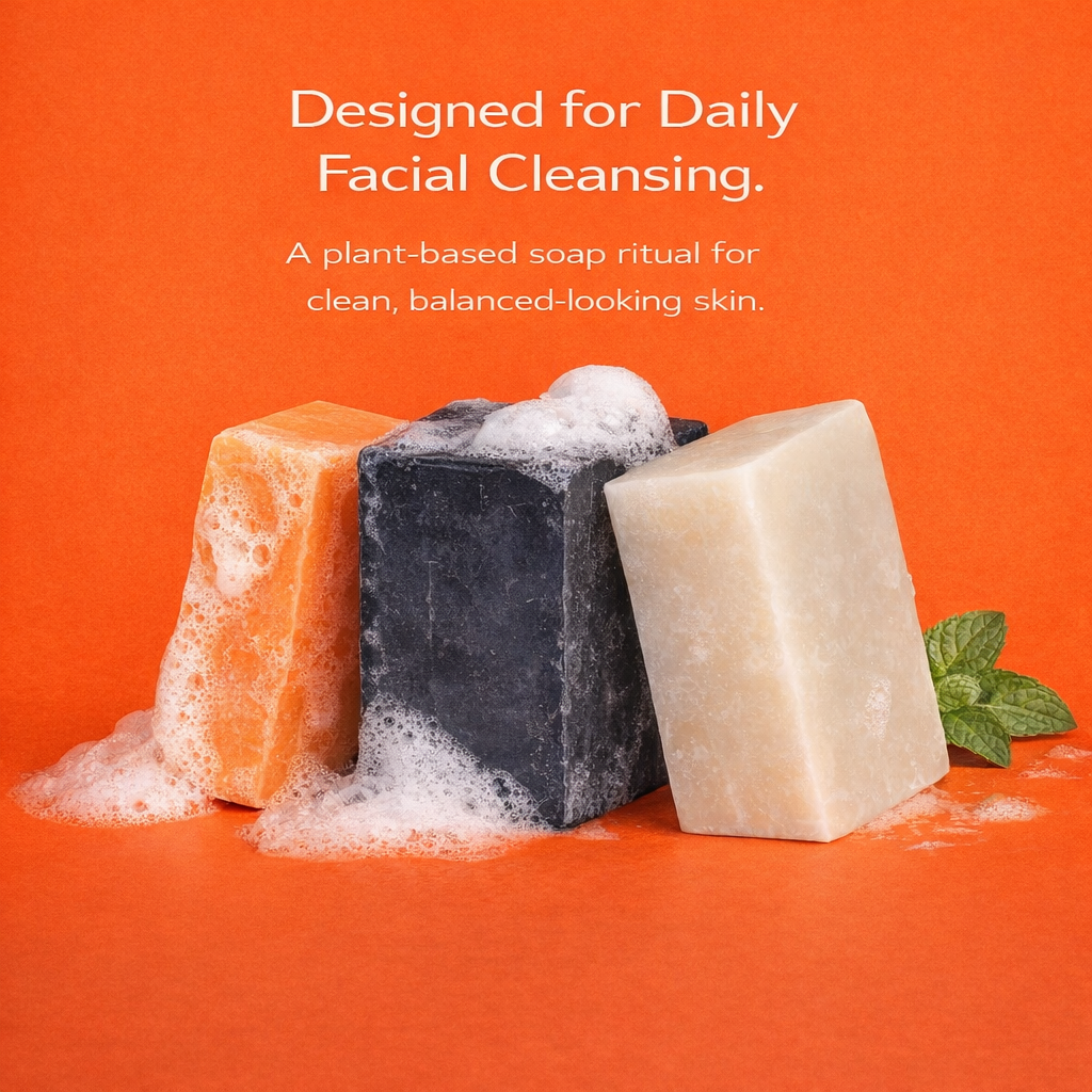 Deep Cleansing Soap Kit – Bamboo Charcoal, Ginger & Goat Milk